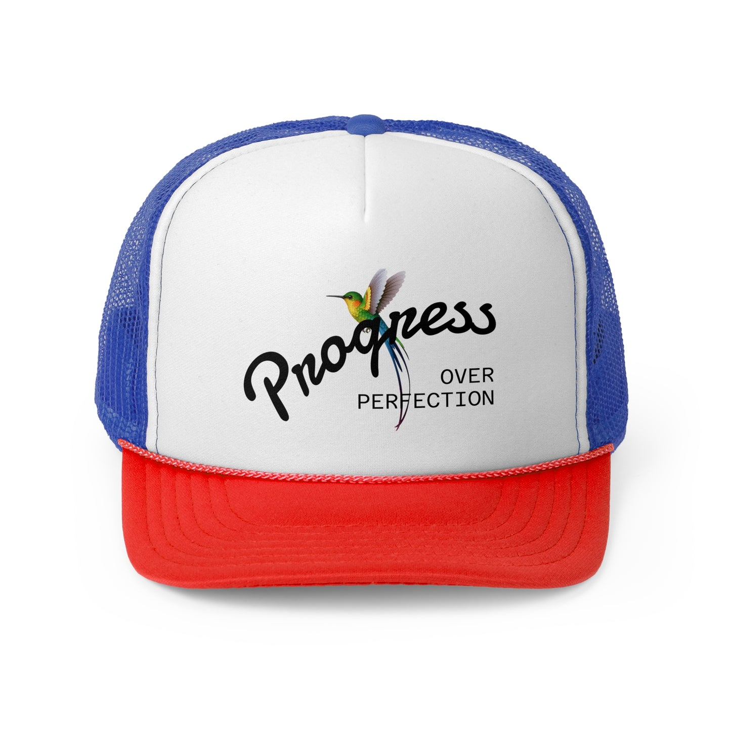 Vibrant Trucker Cap with 'Jamaica House Brand' Design, Summer Style, Outdoor Gear, Gift for Beach Lovers, Casual Fashion