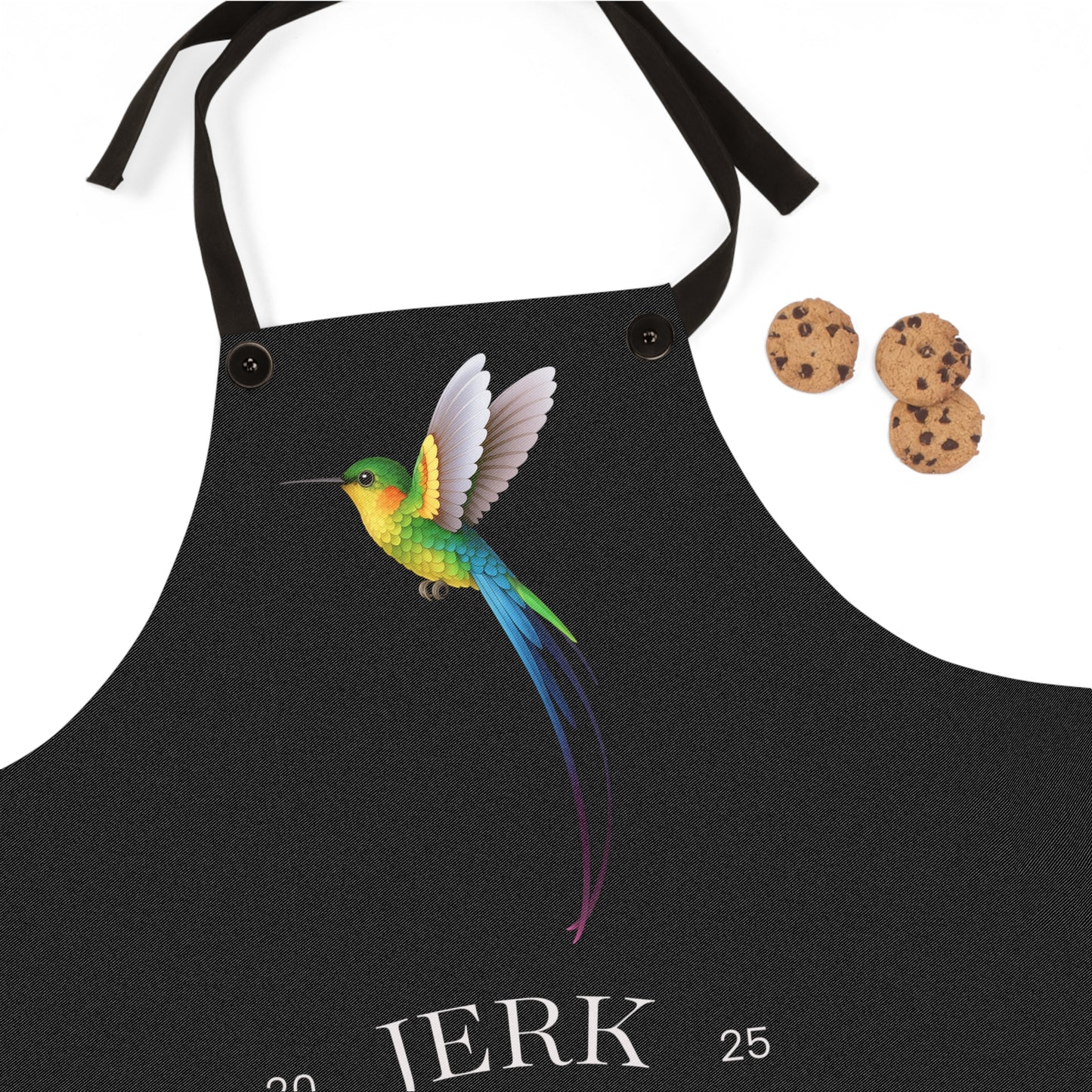 Apron with Humming Bird Design and Jerk Revolution