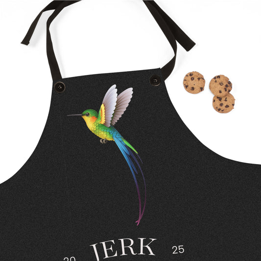 Apron with Humming Bird Design and Jerk Revolution