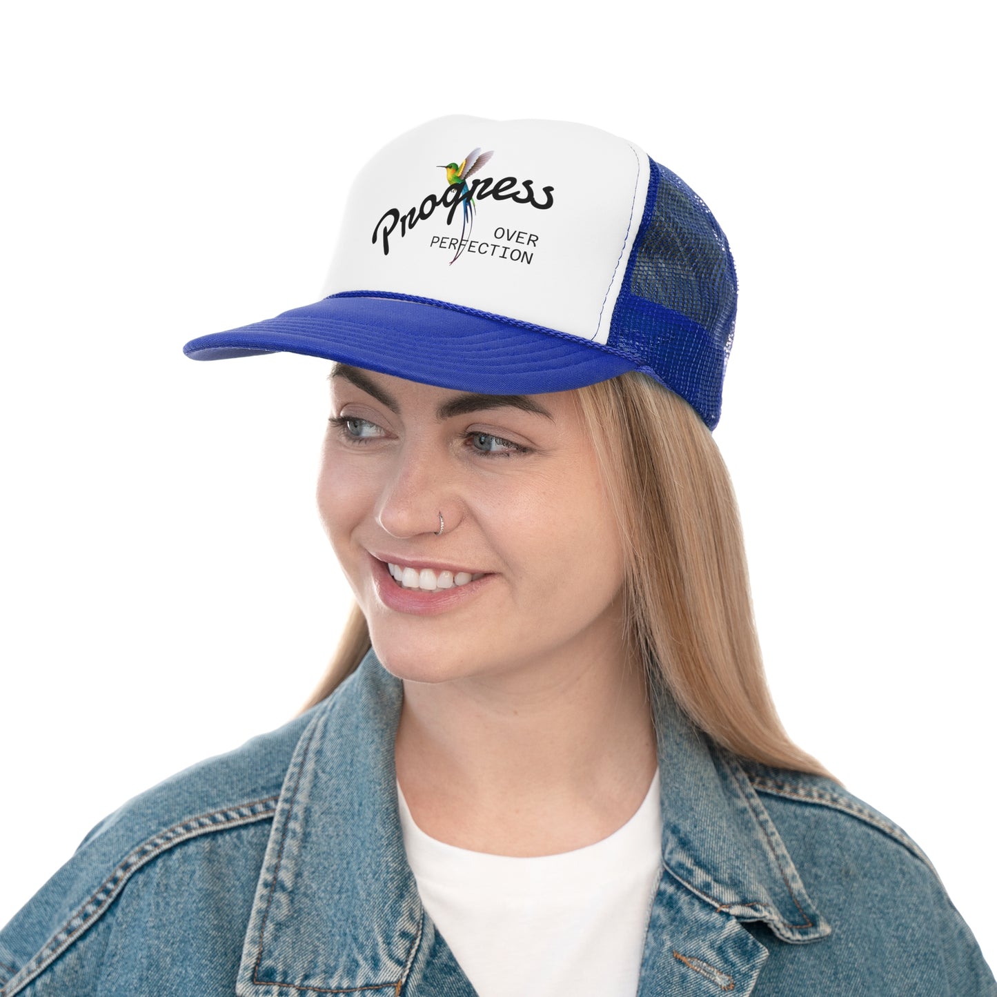 Vibrant Trucker Cap with 'Jamaica House Brand' Design, Summer Style, Outdoor Gear, Gift for Beach Lovers, Casual Fashion