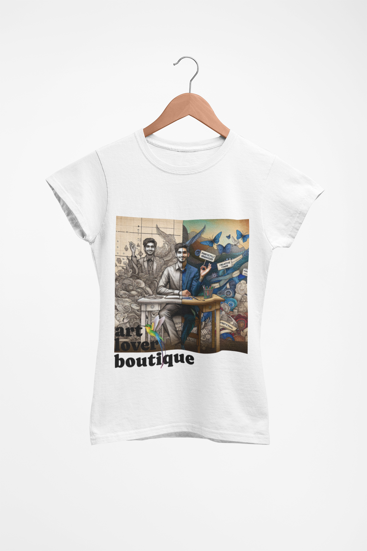 Artistic Unisex Oversized Boxy Tee - Creative Casual Wear, Street Style, Graphic Art T-Shirt, Gift for Art Lovers, Summer Fashion