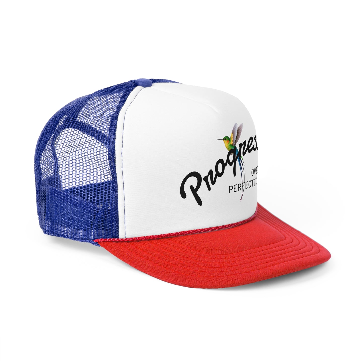 Vibrant Trucker Cap with 'Jamaica House Brand' Design, Summer Style, Outdoor Gear, Gift for Beach Lovers, Casual Fashion