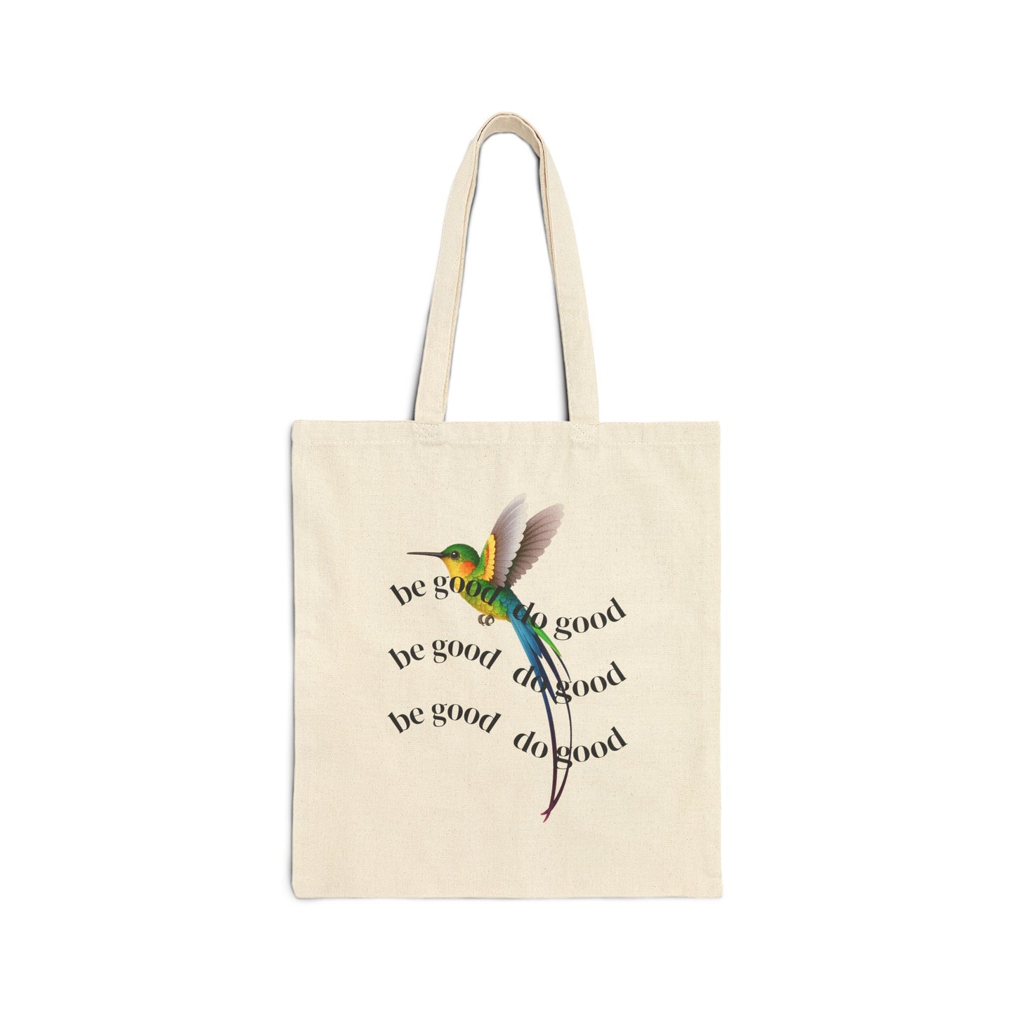Eco-Friendly Motivational Cotton Canvas Tote Bag, Inspirational Gift, Everyday Carry, Shopping Companion, Sustainable Style